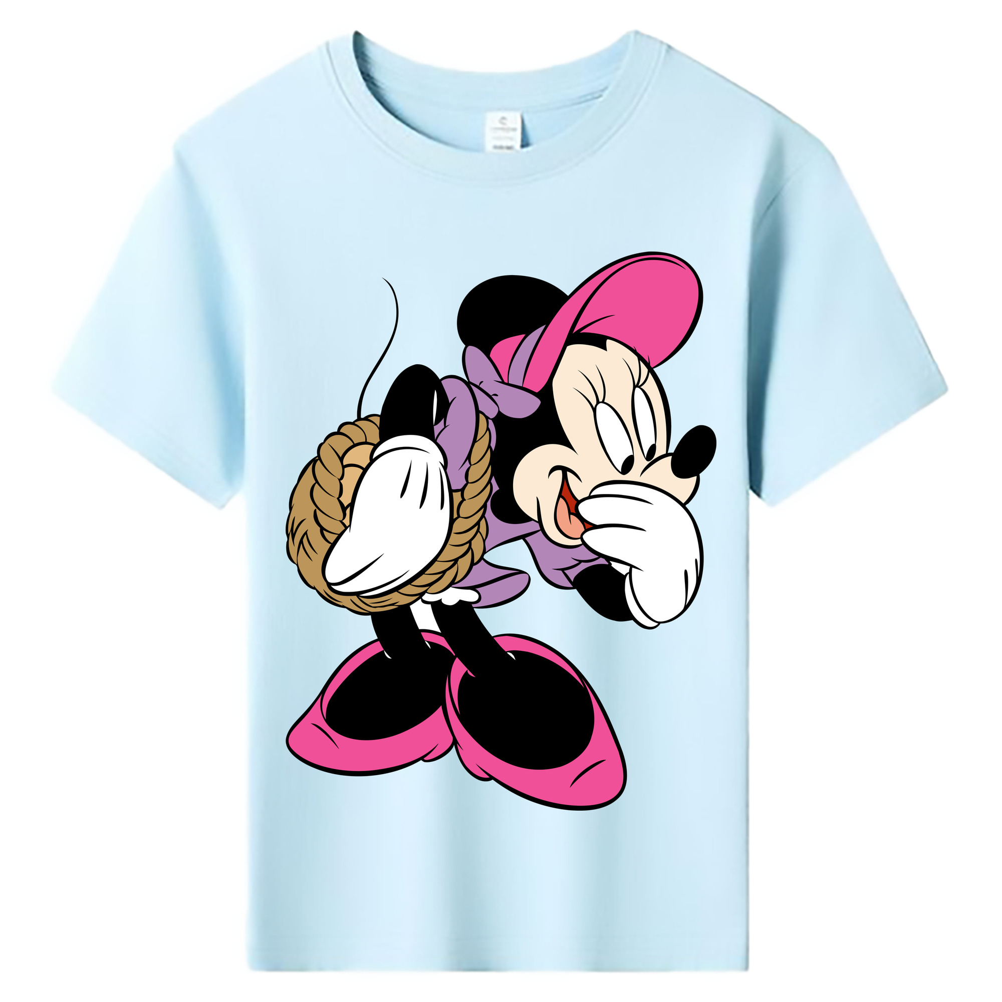 ミッキーマウス Mickey Mouse 綿100％キッズTシャツ（フロントプリント）